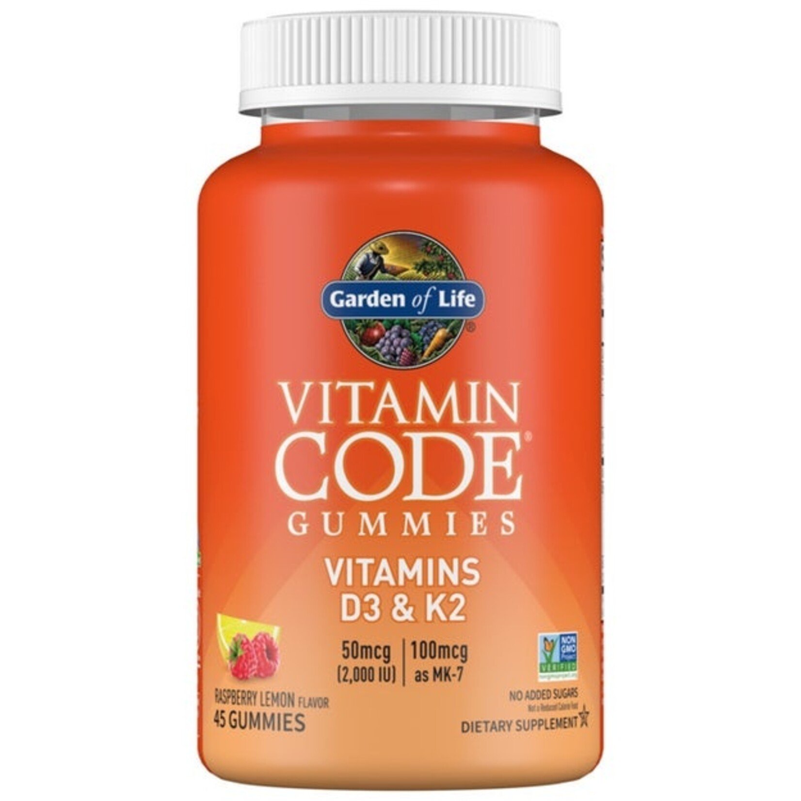 Garden of Life Garden of Life - Vitamin Code D3 / K2 Raspberry Lemon - 60 Gummies