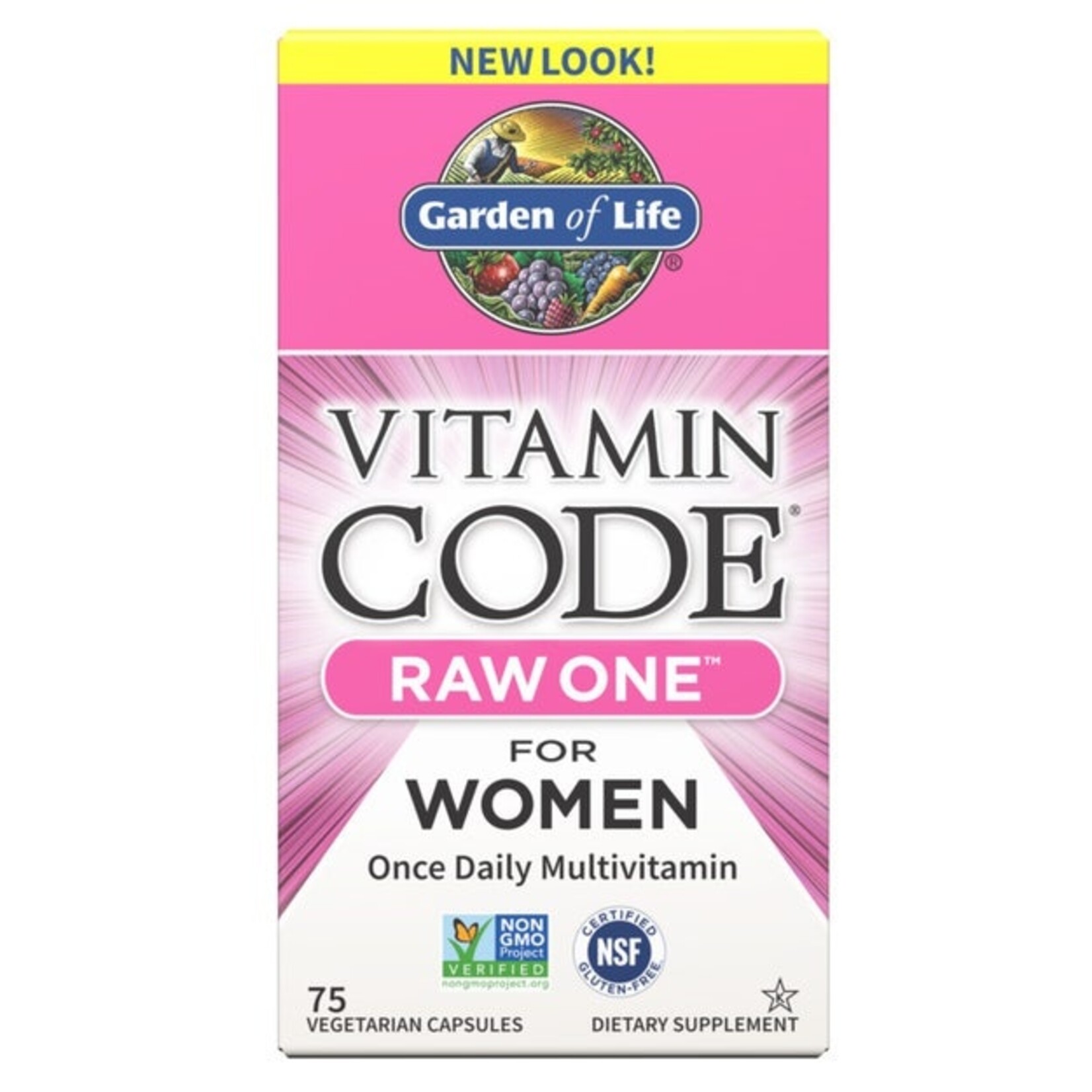 Garden of Life Garden of Life - Vitamin Code Raw One for Women - 75 Capsules