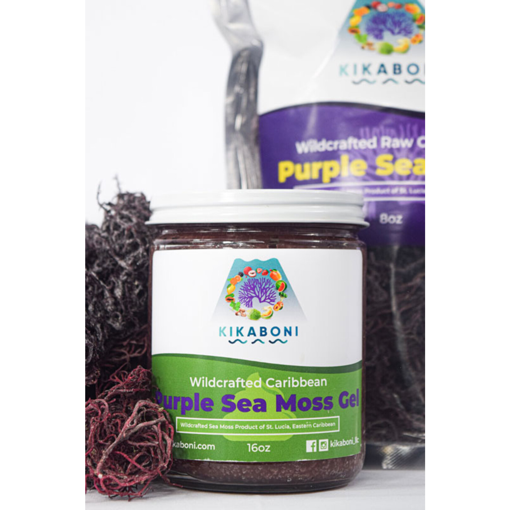 Kikaboni Kikaboni - Sea Moss Gel Purple - 16 oz