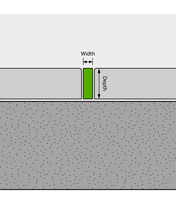 AMARK Aluminium Flat Bar Tile Trim 4m