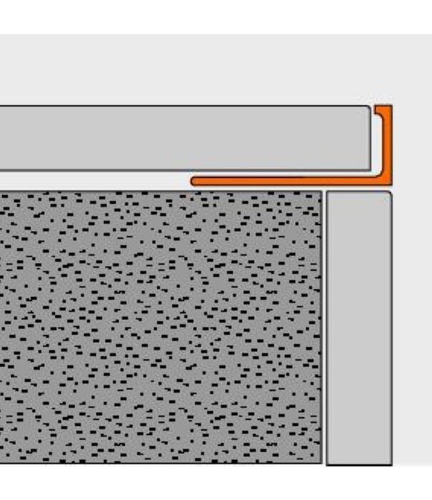 Alltrim L Profile Natural Brass Finish  3m