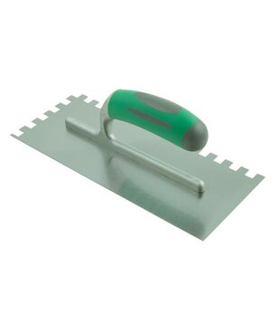 TileLine Tools Notched Trowels - Carbon Steel Soft Grip