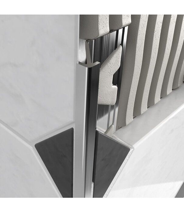 AMARK Slimline Profile Aluminium x 3