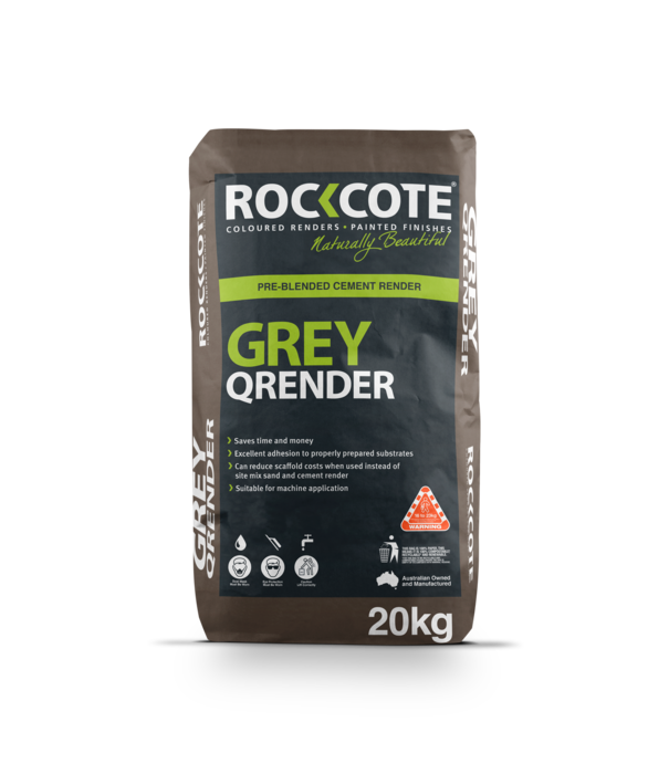 Rockcote Quick Render Grey 20kg