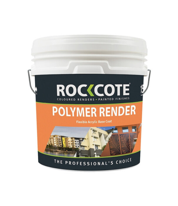 Rockcote Polymer Render Grey 15L
