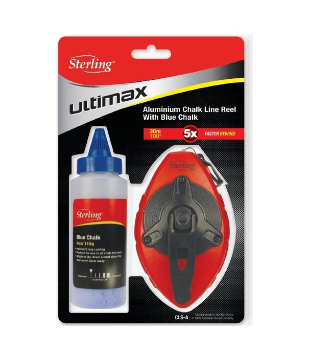 Sterling Sterling Chalk Line Set: Aluminium Case