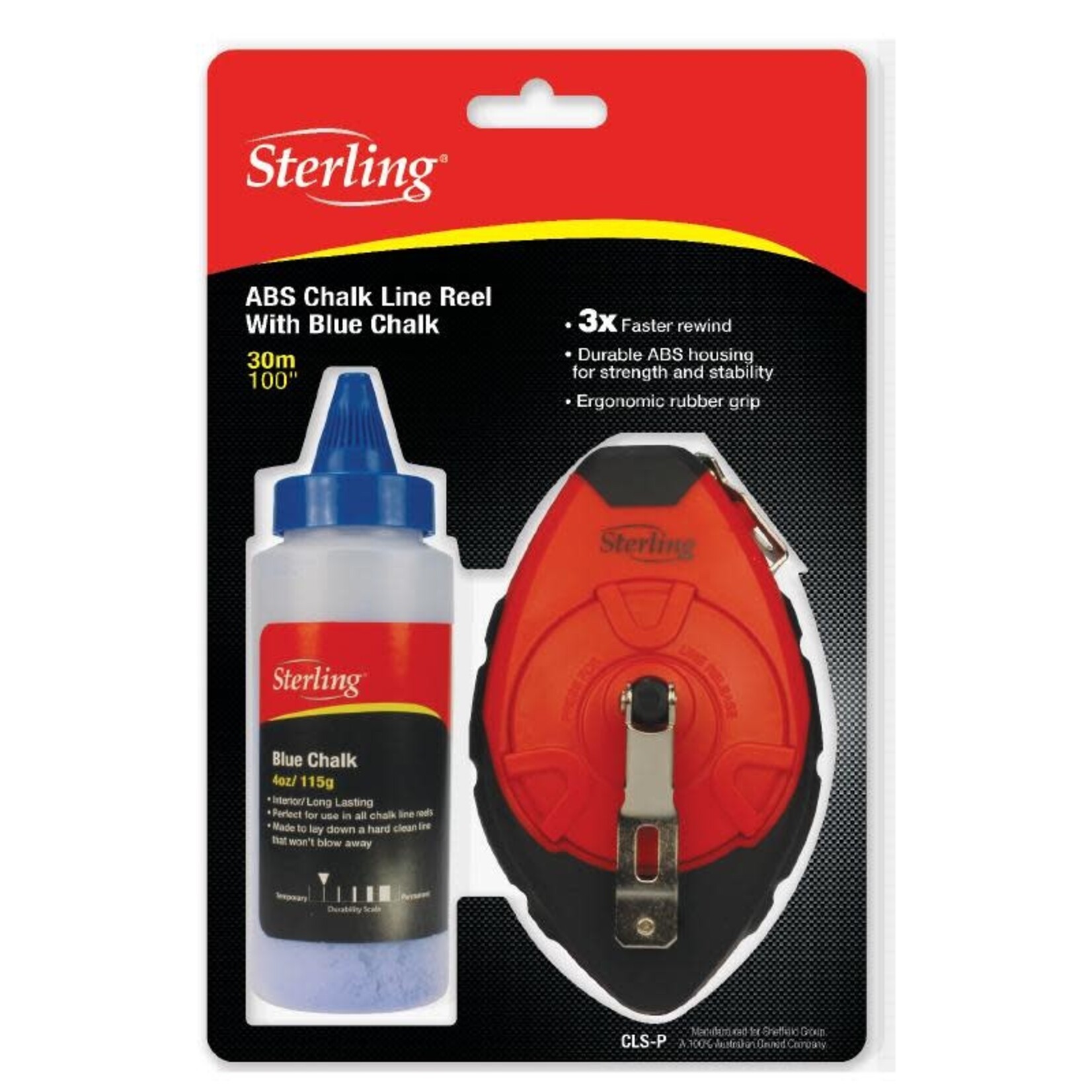 Sterling Sterling Chalk Line Set: ABS Case