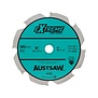 Austsaw - 185mm ( 7 1/4in) Polycrystalline Diamond Blade - 20/16mm Bore - 4PCD 4