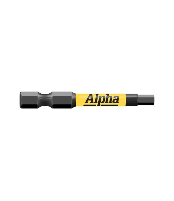 Alpha ThunderMax HEX4 x 50mm Impact Power Bit | Wrapped