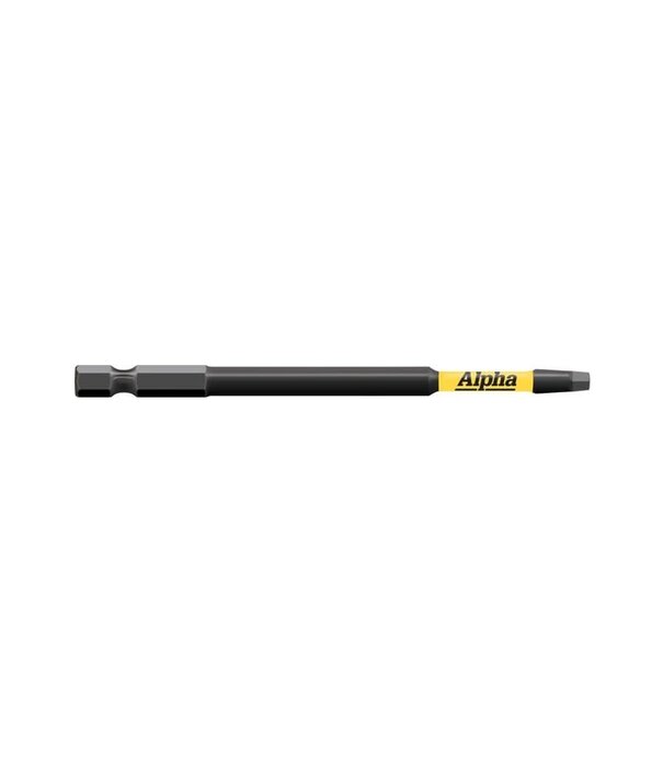 Alpha ThunderMAX SQ2 x 100mm Impact Power Bit | Wrapped