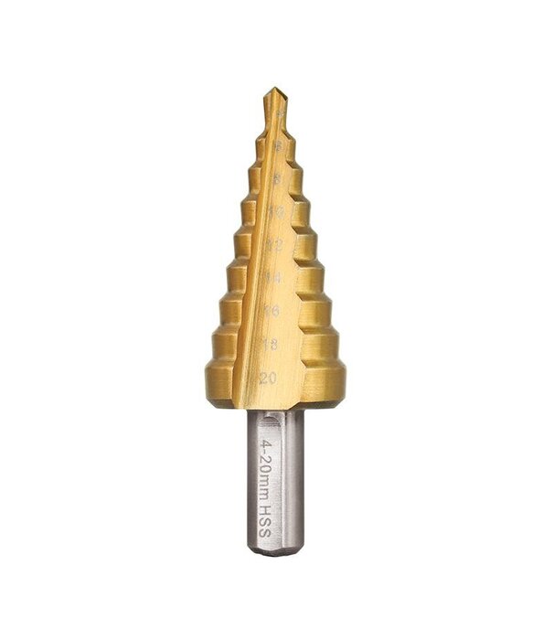 Alpha 4-20mm Step Drill Carded