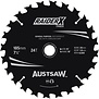 Austsaw RaiderX Timber Blade 185mm x 20/16 Bore x 24 T