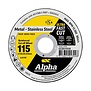 Cutting Disc 115 x 1.0 mm Alpha Bulk