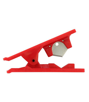 Red Tube Cutter with Replaceable Blade