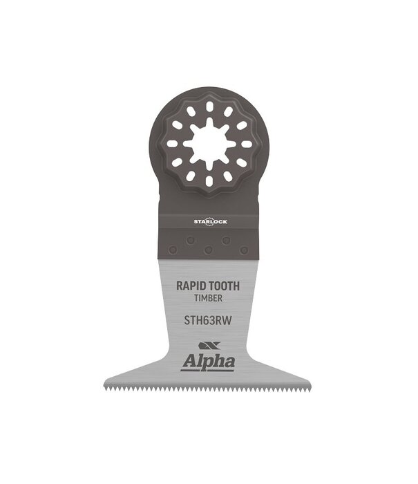 Alpha Starlock Rapid Wood 63mm - Long Life Timber Multi-Tool Blade