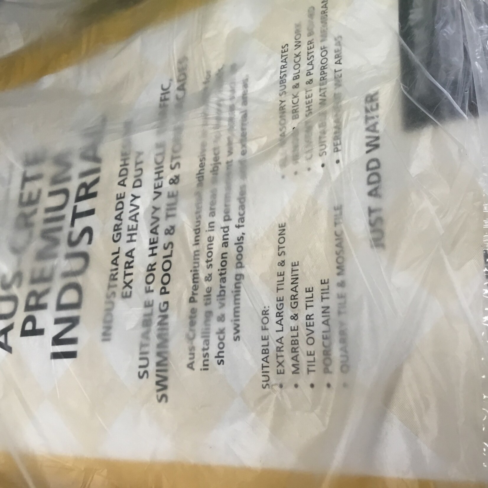 ATA Aus-Crete Premium Industrial - Bag Yellow