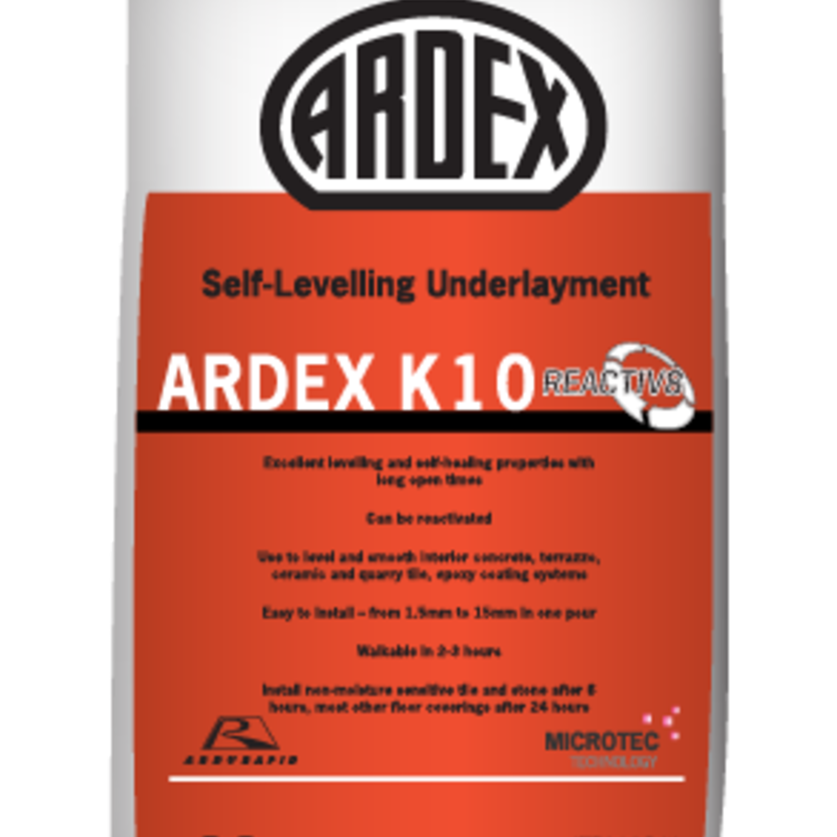 Ardex K10 Reactiv8 20KG Bag