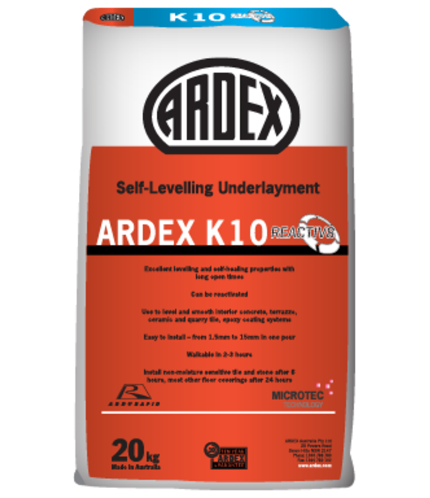 Ardex K10 Reactiv8 20KG Bag
