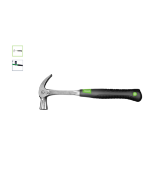 iQuip Claw Hammer Fibreglass Handle 20oz