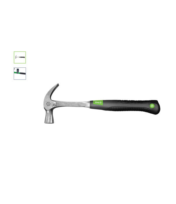 iQuip iQuip Claw Hammer Fibreglass Handle 20oz