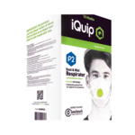 iQuip iQuip Dust & Mist Mask Flat Fold P2 With Valve 10Pcs