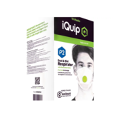 iQuip Dust & Mist Mask Flat Fold P2 With Valve 10Pcs