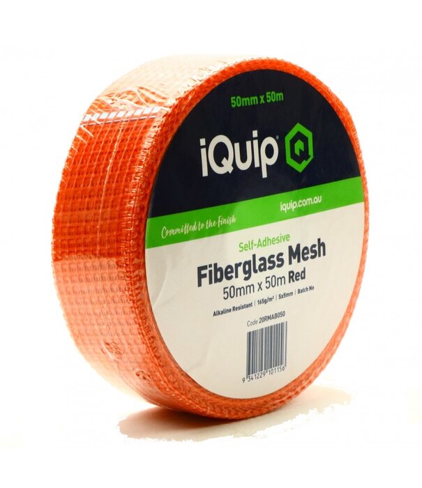iQuip iQuip Fiberglass Render Mesh Adhesive 50mm X 50M BLUE