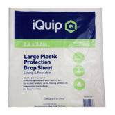 iQuip Plastic Drop Sheet Transparent 3.6X2.6M