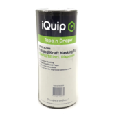iQuip Pretaped Kraft Masking Paper Disp. 300mm x 25m