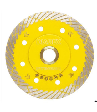 125mm Diarex Stinger Ultra thin - for Porcelain Yellow - 22.2mm bore