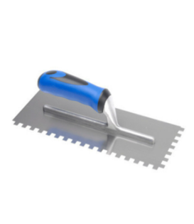 BAT Pro Stainless Steel Trowels Soft Grip Handle Premium SS- Sturdy Rivet Connection