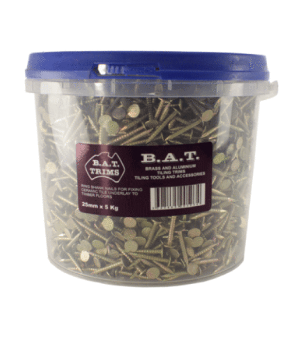 B.A.T Trims Pty Ltd Ring Shank Nails 30mm x 5Kg (Approx Quantity: 3600))