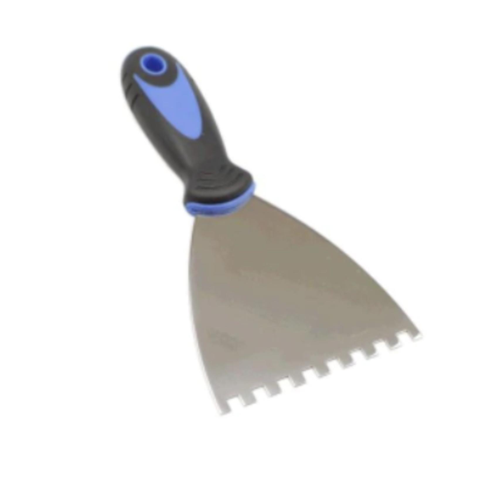 B.A.T Trims Pty Ltd Paint Scraper - Notched 100mm Soft Grip Handle 6mm Square Notched