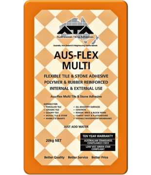 Aus-Flex Multi Orange 20kg Grey