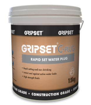 Gripset C-Plug ( Rapid Set Water Plug)