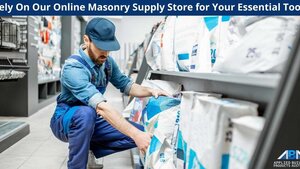 Rely On Our Online Masonry Supply Store for Your Essential Tools!