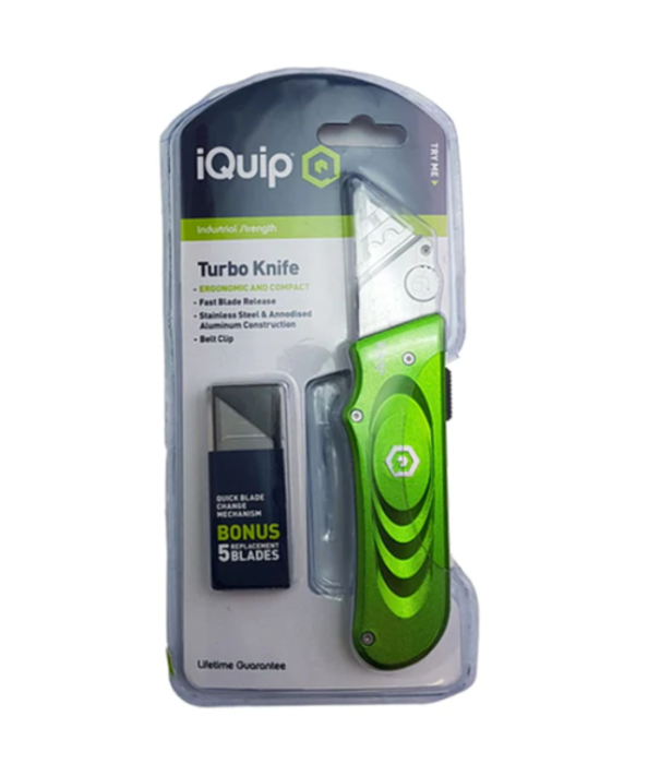 iQuip iQuip Turbo Knife With Bonus 5 Blades