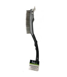 iQuip Wire Brush With Scraper