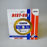 BEST-CUT - 230MM DIAMOND BLADE - GOLD - SUPER TURBO - GENERAL PURPOSE