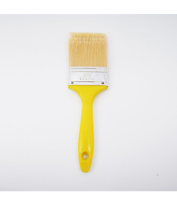Masonry Hardware PAINT BRUSH - IPC - YELLOW PLASTIC HANDLE