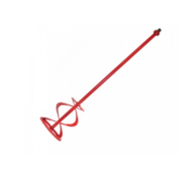 SPIRAL MIXER 130 X 600MM - 10MM SHAFT - RED COLOUR