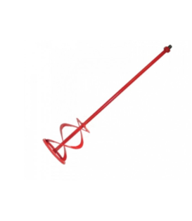 SPIRAL MIXER 130 X 600MM - 10MM SHAFT - RED COLOUR