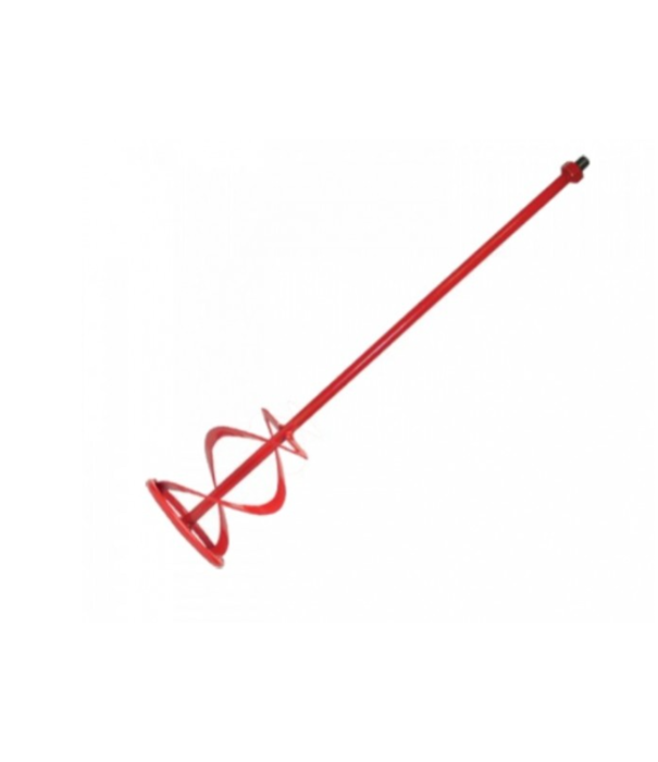 Ransom Toolworks SPIRAL MIXER 130 X 600MM - 10MM SHAFT - RED COLOUR