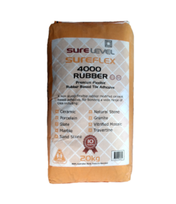 Sure level SUREFLEX 4000 RUBBER 20KG Bag off white