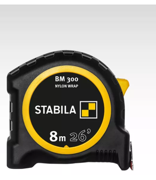 STABILA BM 300 POCKET TAPE 8M DOUBLE SIDE