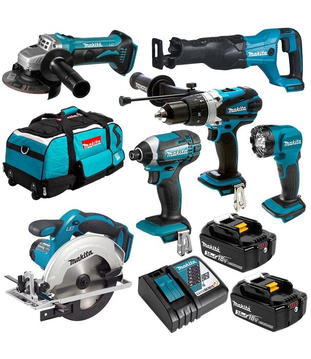 Makita 18V 6 PIECE COMBO LI-ION (F)