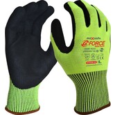 G-Force Hi-Vis Cut C Glove with Nitrile Palm