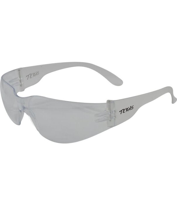 MaxiSafe TEXAS Safety Glasses with Anti-Fog - Clear Lens