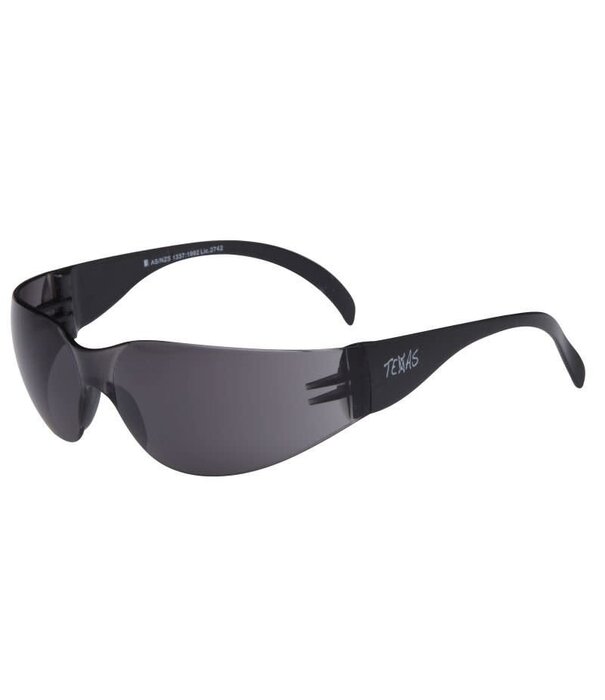 MaxiSafe TEXAS Safety Glasses with Anti-Fog - Smoke Lens