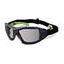 Evolve Safety Glasses with Gasket & Headband - Smoke Lens